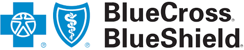 The logo of Blue Cross Blue Shield represents a renowned health insurance organization.